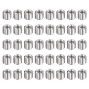 Uxcell 40pcs Thread Repair Inserts M9 x 1 Male to M6 x 1 Female Thread 8mm Long Stainless Steel Reducing Nuts Metric Self Tapping Sleeves