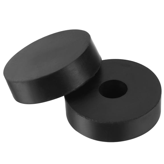 Uxcell 40x12x10mm Vibration Isolation Washer Rubber Damping Feet Pad, Black 4 Pack