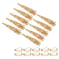 thumbnail image 1 of Uxcell 41mm Corsage Decorative Holder Brooch Pin Vase Pocket Boutonnieres Holder with Bar Pins Rose Gold 12 Pcs, 1 of 6