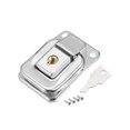 thumbnail image 1 of Uxcell 41mm x 28mm Metal Small Size Suitcase Hasp Catch Latch with Keys and Screws 2 Pcs, 1 of 3