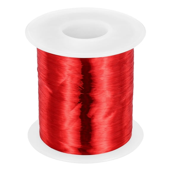 Uxcell 42 AWG Magnet Wire, 42 Gauge Enameled Copper Wire, 1 lb Magnetic Coil Wire for Transformer, Motor, Electric, 155C(311F)