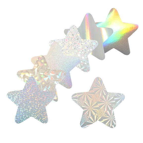 Uxcell 42 Pack Star Cutouts Paper Bulletin Board Decorations Multi-Color 3.4x3.4"