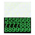 thumbnail image 1 of Uxcell 42 Pcs Glow in the Dark Number Decals Decor, Green Luminous Adhesive Wall Stickers, 3D Glowing Stickers for Ceiling Bedroom Bedding Room Decoration, 1 of 7