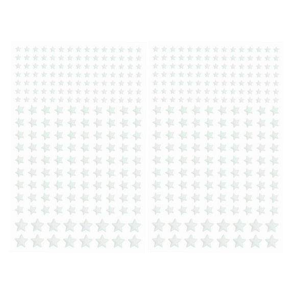 Uxcell 422 Pcs Glow in the Dark Stars Decals Decor, Blue Luminous Adhesive Wall Stickers, 3D Glowing Stickers for Ceiling Bedroom Bedding Room Decoration