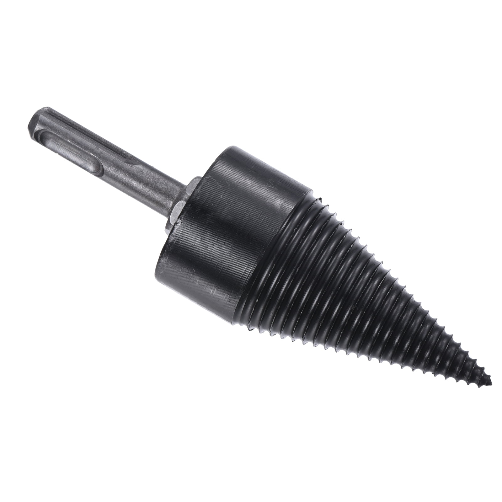 Uxcell 42mm Firewood Log Splitter Drill Bit Removable Drill Bits Round Shaft Electric Drills Screw Cone Driver