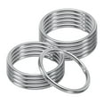 thumbnail image 1 of Uxcell 42mm Metal O Rings, 10 Pack 304 Stainless Steel Round Rings for Hardware Bags, 1 of 6