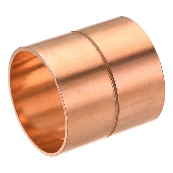 Uxcell 42mm Straight Copper Pipe Coupling Connecting Adapter Joint for Plumbing