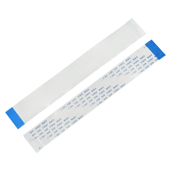 Uxcell 42pins Flexible Flat Cable FPC FFC B Type Ribbon Cable PE White 5Pcs