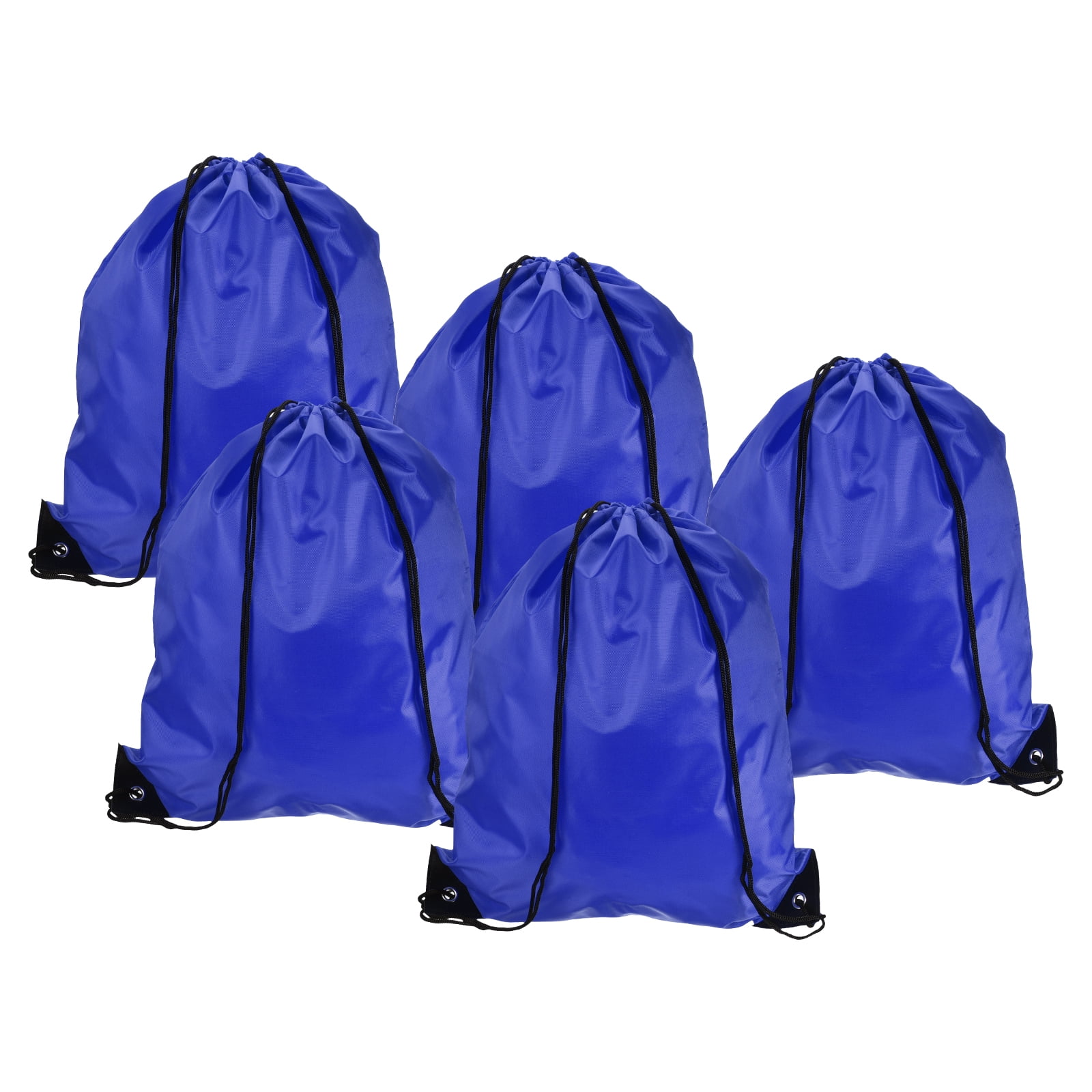 Uxcell 42x34cm Nylon Drawstring Bag Bulk Storage Cinch Backpack