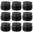 thumbnail image 1 of Uxcell 43.3" Absorb Sweat Non-Slip Tennis Racket Overgrip Tape Wraps Black 9 Pack, 1 of 6