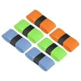 thumbnail image 1 of Uxcell 43.3" Non-Slip PU Tennis Racket Overgrip Tape Wraps with Hole Sky Blue Orange Fluorescent Yellow, 1 of 6