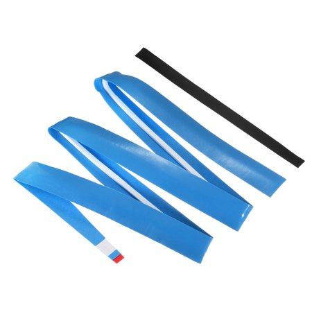 Uxcell 43.3" Non-Slip Tennis Racket Overgrip Tape Wraps with Ridges Blue 6 Pack