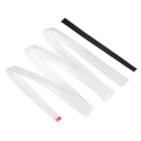 Uxcell 43.3" Non-Slip Tennis Racket Overgrip Tape Wraps with Ridges White 12 Pack