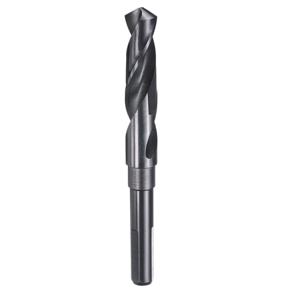 Uxcell 43/64" Drill Bit 1/2" Reduced Shank 4241 High-speed Steel Twist Drill 118 Degree Split Point for Soft Materials Wood Plastic Iron Copper Aluminum