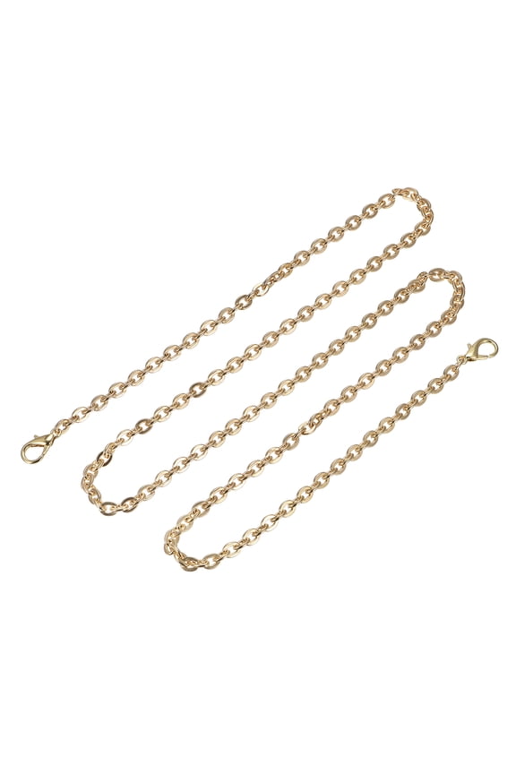 43"x0.22" Purse Chain Strap, Purse Handle Shoulder Bag Replacement Strap, Gold