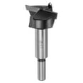 thumbnail image 1 of Uxcell 43mm (1-11/16") Tungsten Carbide Wood Hinge Hole Drilling Forstner Drill Bit, Black, 1 of 5