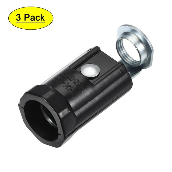 Uxcell 43mm Candelabra Base Bracket Round E12 Lamp Holders 3 Pack
