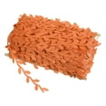 thumbnail image 1 of Uxcell 44 Yards Orange Leaf Ribbon, Leaves Trim Rope Artificial Leaf String for Christmas, Style 7, 1 of 6