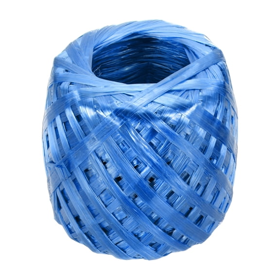 Uxcell 443ft Polyester Nylon Plastic Rope Twine, 30mm/1.2 Inch Household Packing Bundled for Gardening Craft Carrying, Blue