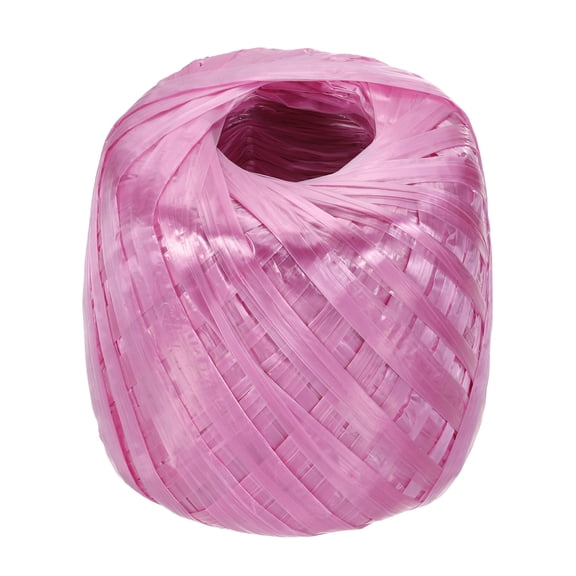 Uxcell 443ft Polyester Nylon Plastic Rope Twine, 30mm/1.2 Inch Household Packing Bundled for Gardening Craft Carrying, Pink