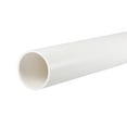 thumbnail image 1 of Uxcell Rigid Round Pipes High Impact for Water Pipe Crafts Cable Sleeve White 45.2mmx50mm, 1 of 6