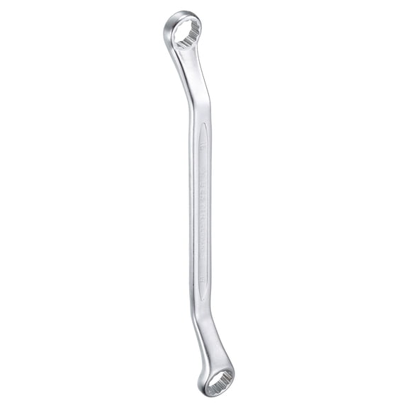 Uxcell 45-Degree Offset Box End Wrench 16mm x 17mm 12 Point Metric Double Box End Wrench Long Offset Torx Wrench