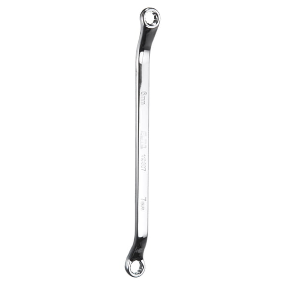Uxcell 45 Degree Offset Box End Wrench 6mm x 7mm Metric 12 Point CR-V Steel Industrial Double Box Wrench