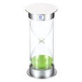 thumbnail image 1 of Uxcell 45 Minute Sand Timer, Sandy Clock, Count Down Sand Glass, Green Sands, 1 of 5