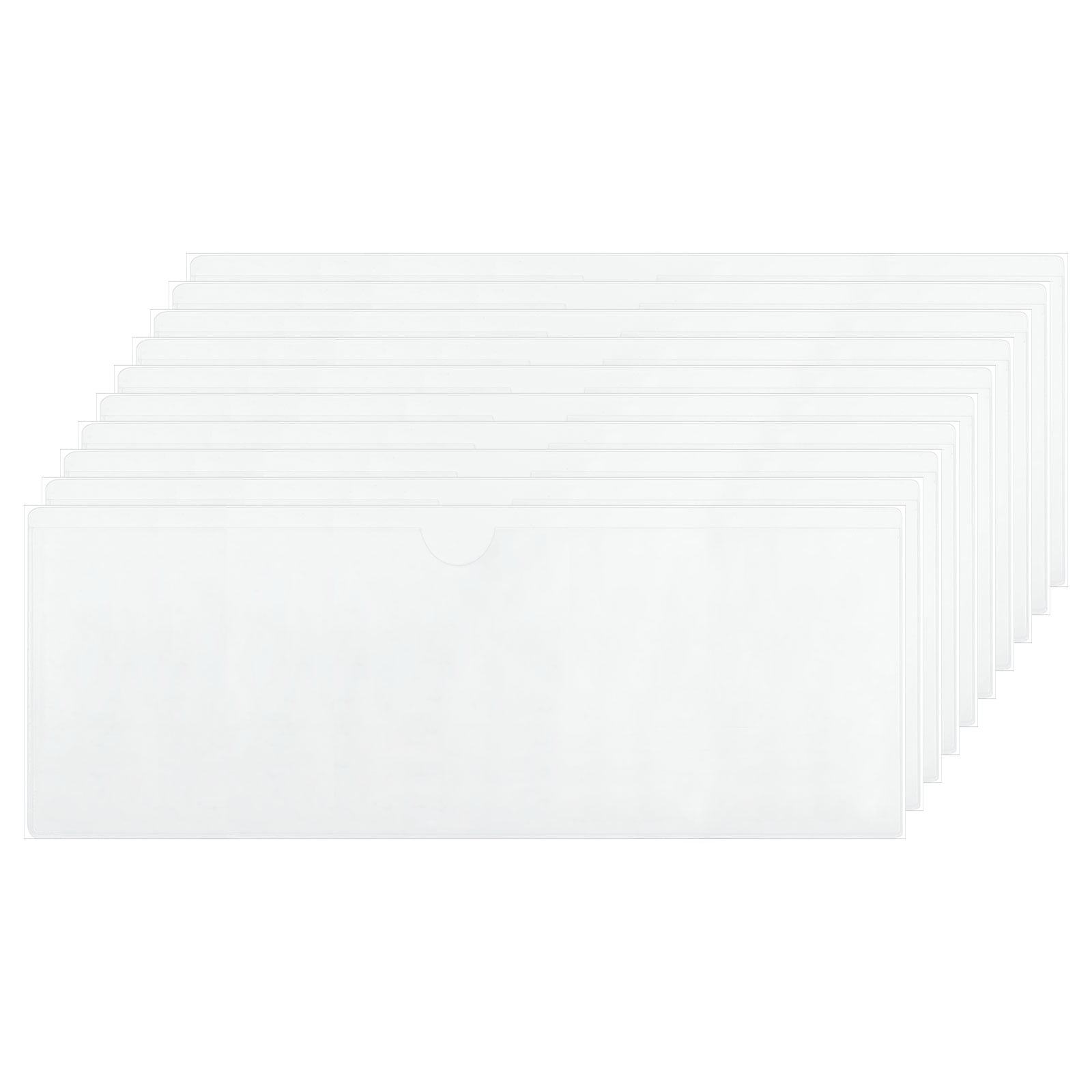 index card plastic sleeves Blue Summit Supplies Baseball Card Sleeves, 900 Pockets, Binder Sheets for Protecting Business Cards, Collector Card Sleeves, 100 Pack main image 0