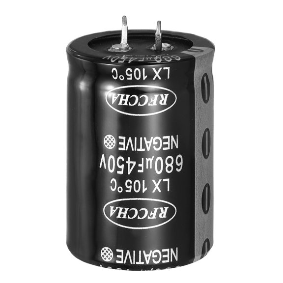 Uxcell 450V 680uF Snap in Electrolytic Capacitor, 2 Pin Audio Amplifier Aluminum Electrolytic Capacitor for Filter Audio Smart Home Appliances(Black,51x35mm)