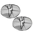 thumbnail image 1 of Uxcell 450mm 18 Inch Washable Dustproof Mesh Guard Net Fan Dust Cover Black 2 Pack, 1 of 6