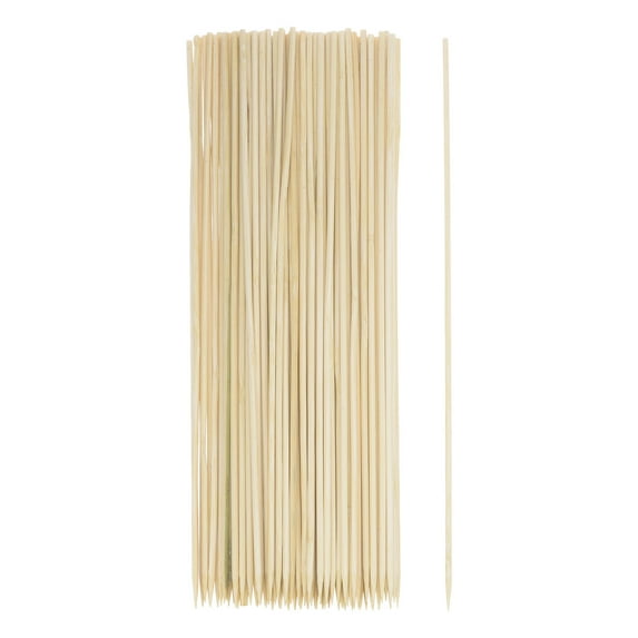Uxcell 450pcs Bamboo Skewers Sticks 10 Inch 3mm Dia Natural Wooden Cocktail Picks