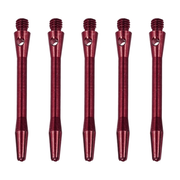 Uxcell Aluminum Dart Shafts 15 Pack Medium 2BA Thread Dart Stems Red 45mm