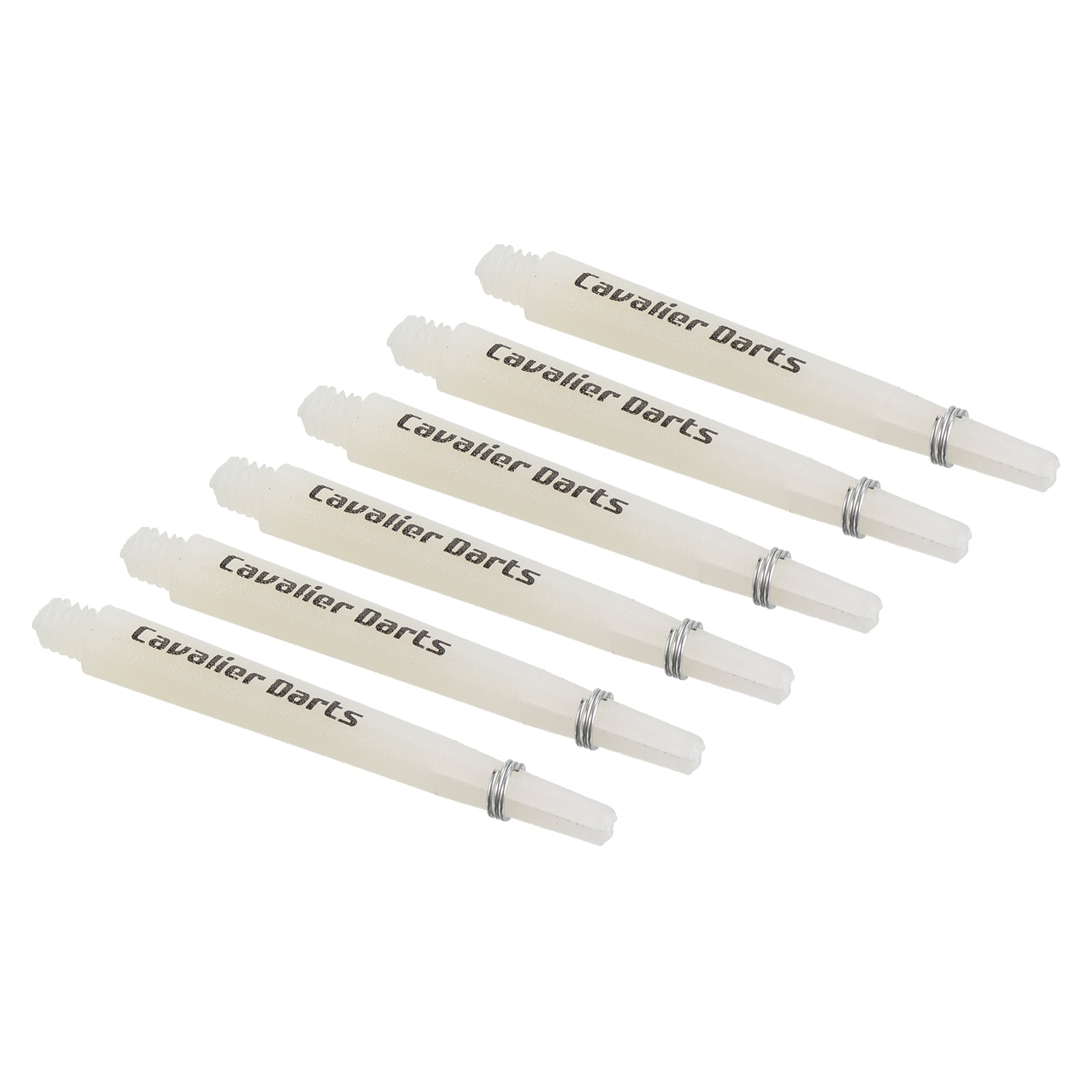 PATIKIL Dart Schäfte 15 Stück: 45mm Kunststoff-Schäfte Mit 2BA Gewinde - Weiße Ersatzschäfte Für Stahlspitzen Darts