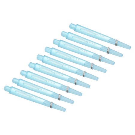 Uxcell 45mm Dart Shafts, 2BA Thread Plastic Dart Stems - 9 Pack (Blue)