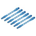 thumbnail image 1 of Uxcell 45mm Dart Shafts, Medium 2BA Thread Aluminum Dart Stems - 6 Pack (Silver Tone, Blue), 1 of 5
