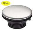 thumbnail image 1 of Uxcell 45mm Dia Kitchen Sink Hole Cover 304 Stainless Steel for soap dispenser hole Plug 2 Pack, 1 of 7