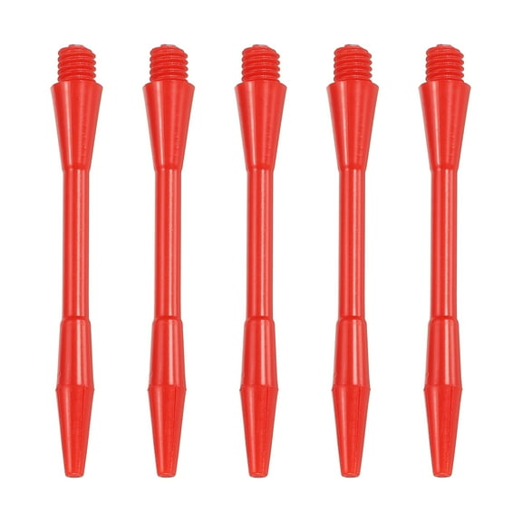 Uxcell 45mm Plastic Dart Shafts, 30 Pack 2BA Thread Dart Stems, Red