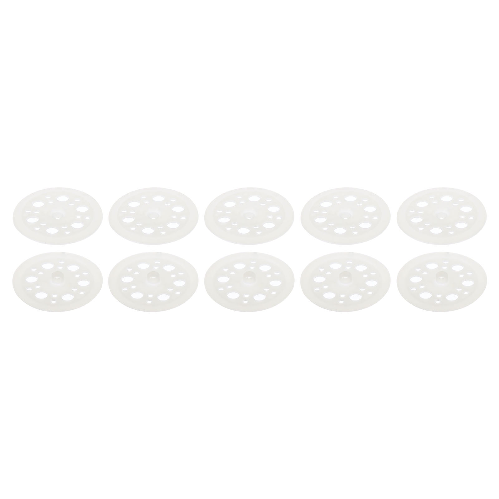 400-Pack Load Spreading Plastic Washers – 46mm Polypropylene Washers For Foam Board, Insulation, & Fastening