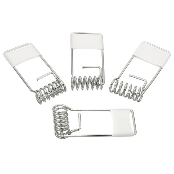 Uxcell 46x19mm Fix Clamps for Ceiling Lamp Recessed Light Downlight Spring Clips 20 Pack
