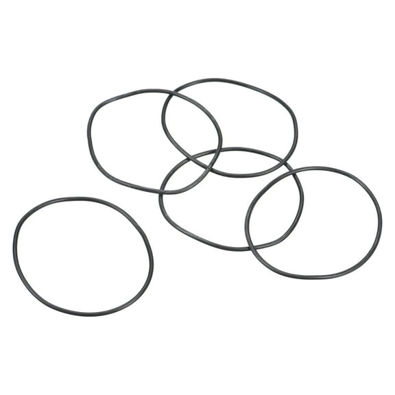 Uxcell 46x43x1.5mm Nitrile Rubber O Rings Metric Sealing Gasket, Black 5 Pack