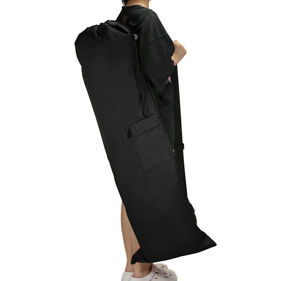 Uxcell 47" Foldable Camp Chair Replacement Bag 900D Oxford Large Mouth Carry Bag for Outdoor Camping Black