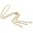 thumbnail image 1 of Uxcell 47 inch Purse Chain Strap Adjustable Handbag Chains Shoulder CrossBody Replacement for Bags Light Gold, 1 of 6
