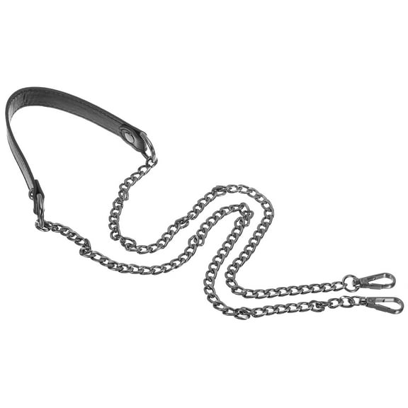 Uxcell 47 Inch Purse Chain Strap, Bags Chains Shoulder CrossBody Replacement for Handbags, Black/Dark Grey