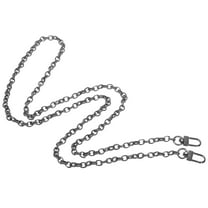 Uxcell 47 Inch Purse Chain Strap, Handbags Chains Shoulder CrossBody Replacement for Bags, Dark Grey