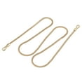 thumbnail image 1 of Uxcell 47" Purse Chain Strap Purse Handle Cross Body Shoulder Replacement Strap Gold, 1 of 5