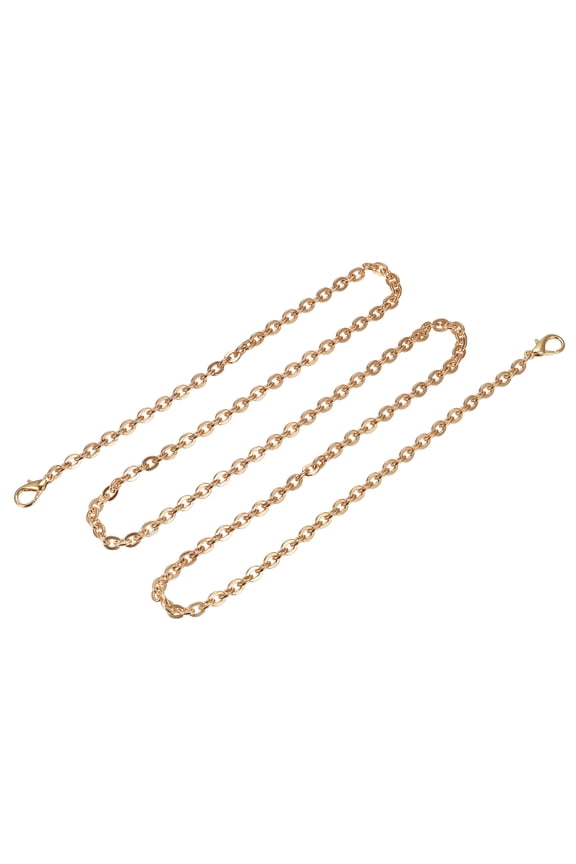 47"x0.22" Purse Chain Strap, Purse Handle Shoulder Bag Replacement Strap, Gold