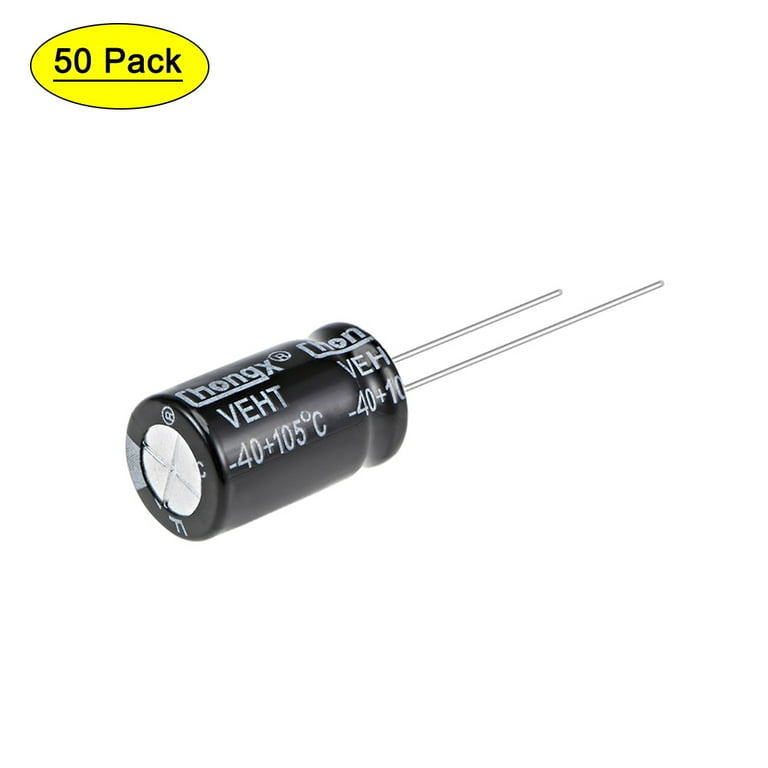 Uxcell 470uF 35V 105C High Temp Aluminum Electrolytic