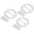 thumbnail image 1 of Uxcell 47mm Head Gasket Kit Reed Valve, 3 Sets Central Pneumatic Air Compressor Parts, 1 of 5