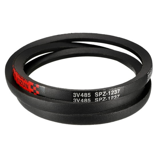 Uxcell  48.7'' Drive V-Belt Pitch Length Industrial Transmission Belt Rubber Black 1 pcs